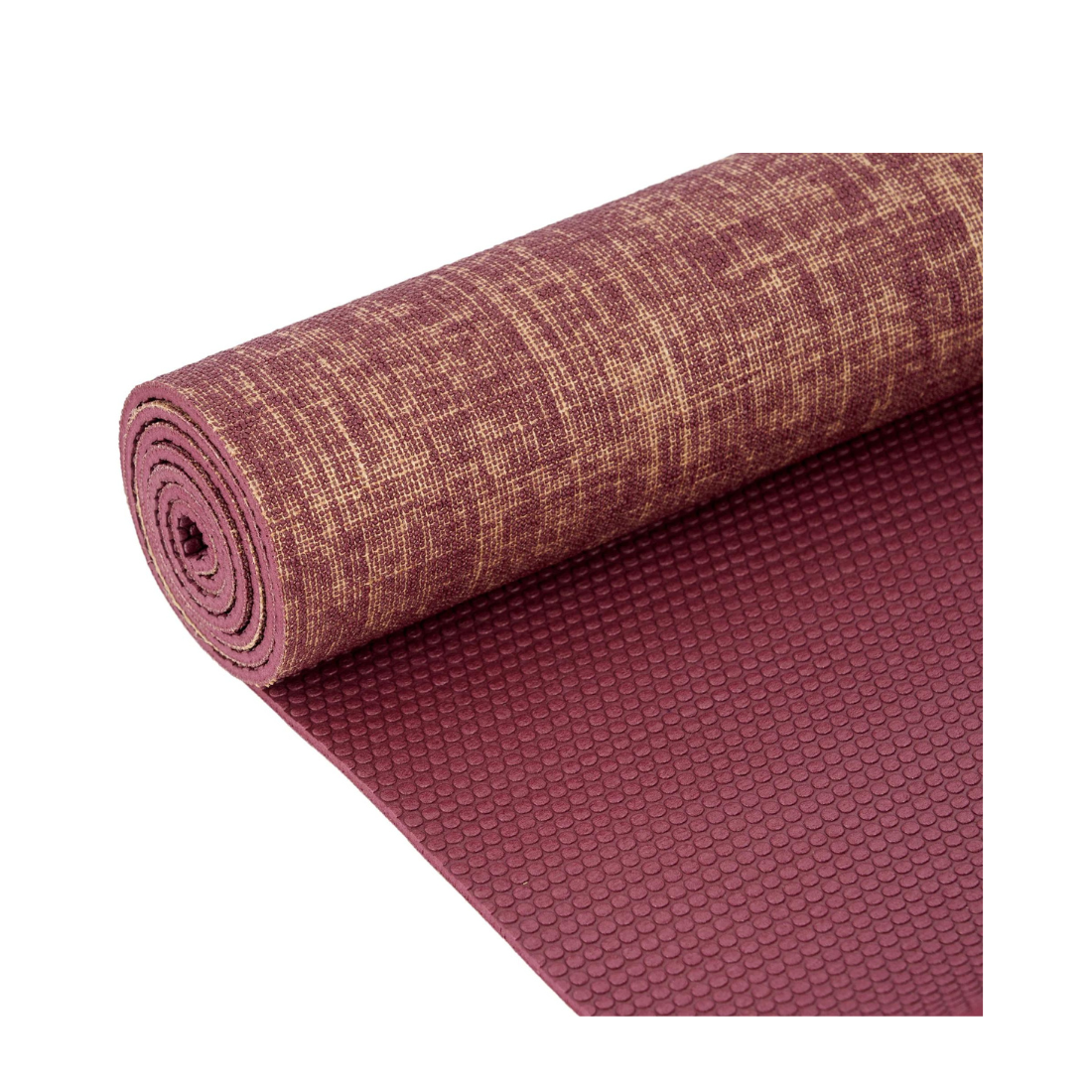 Naturally Elevated Hemp Yoga Mat - Maroon