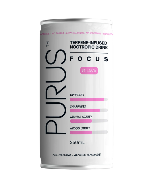 Purus TerpEnergy Botanical Terpene Focus Drink 250ml -8pk