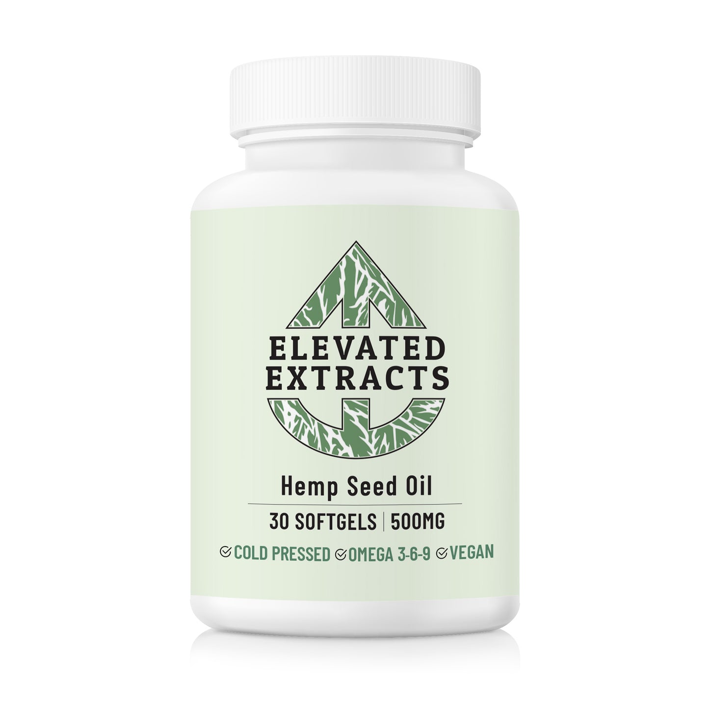 Elevated Extracts Hemp Seed Oil - 30 Softgels (500mg)